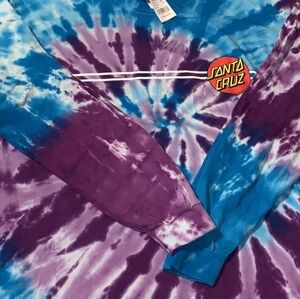 Santa Cruz Tie Dye Long Sleeve T-Shirt